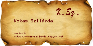 Kokas Szilárda névjegykártya